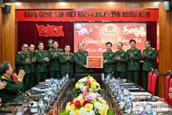 Sr. Lt. Gen. Do Xuan Tung extends Tet greetings to GDP’s affiliated units